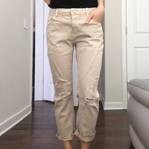 ⭐️FREE Zara Distressed Boyfriend Jean